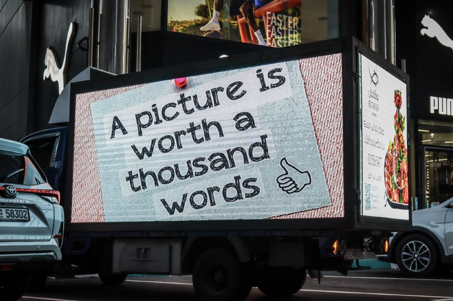 Outdoor advertising campaign